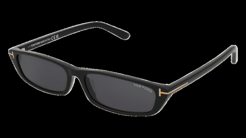 NEW Tom Ford FT1058 Alejandro Black Slim Sunglasses $495